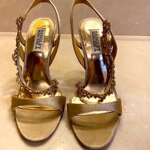 Gold Jeweled sandals